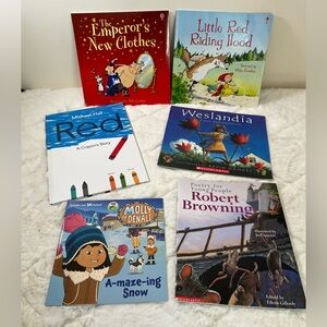 Red Crayon Story Kids Book Bundle Little Red Riding Hood Weslandia